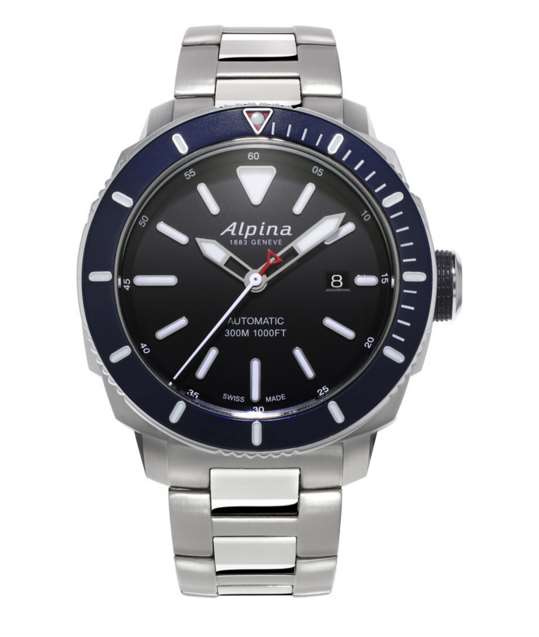 Alpina Watches | SEASTRONG DIVER 300 (REF. AL-525LBN4V6B) | Hooper Bolton | Black
