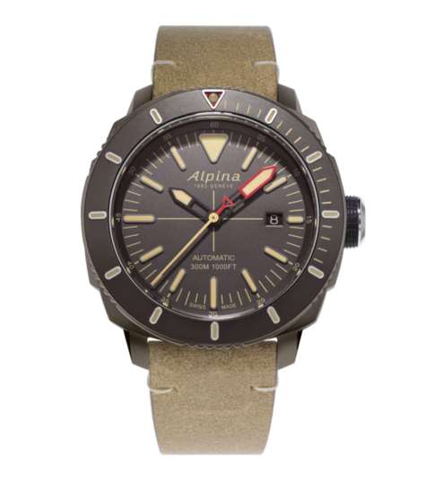 Alpina Watches | Seastrong | Diver | 300 | Grey | Hooper Bolton | Black | AL-525LGG4TV6