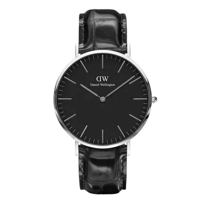 Daniel Wellington Mens Watch - CLASSIC BLACK READING- Silver - 40mm
