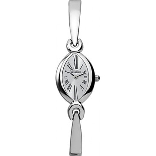Michel Herbelin - Womens Stainless Steel Salambo Bangle Watch - Oval Dial