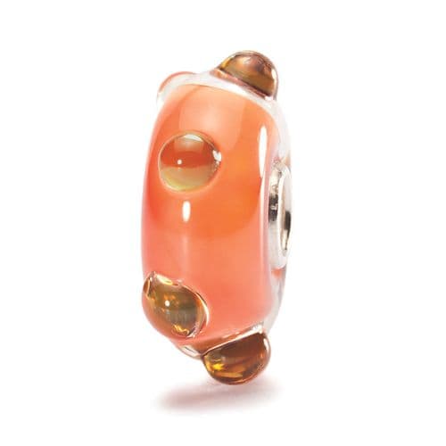 Trollbeads Coral Opal Glass Bead